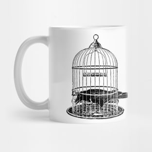 Caged Raven Mug